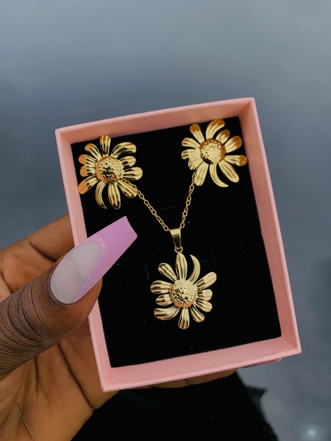 Stainless steel gold set 003