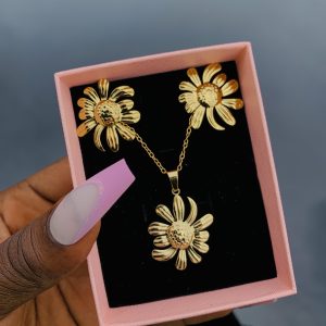 Stainless steel gold set 003