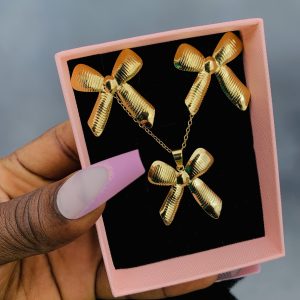 Stainless steel gold set 005