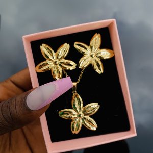 Stainless steel gold set 010