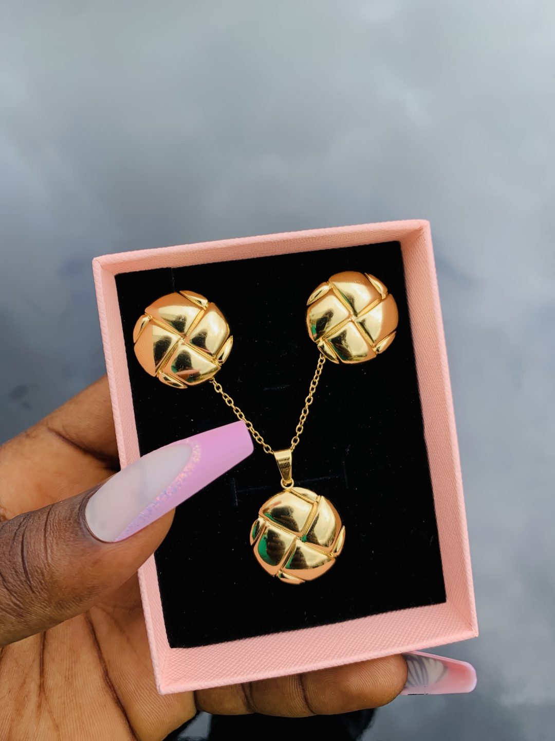 Stainless steel gold set 011 - Image 2