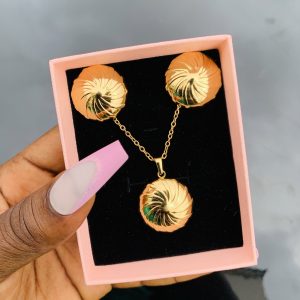 Stainless steel gold set 012