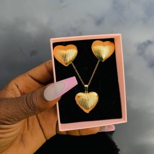 Stainless steel gold set 013