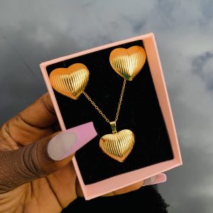 Stainless steel gold set 013