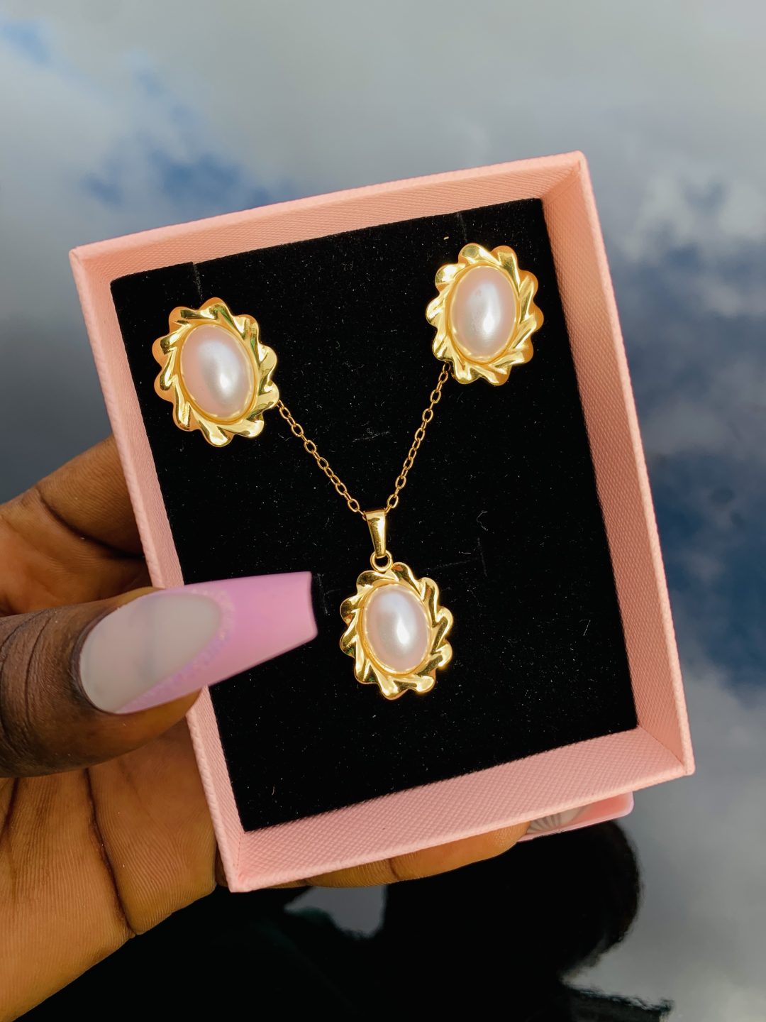 Stainless steel gold set 014