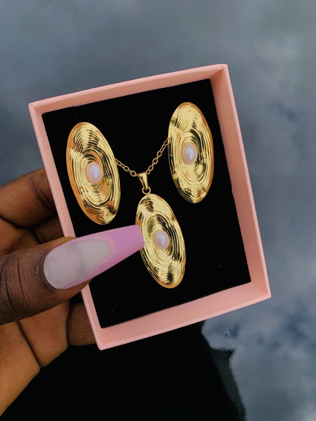 Stainless steel gold set 020 - Image 2