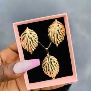 Stainless steel gold set 021