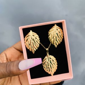 Stainless steel gold set 021