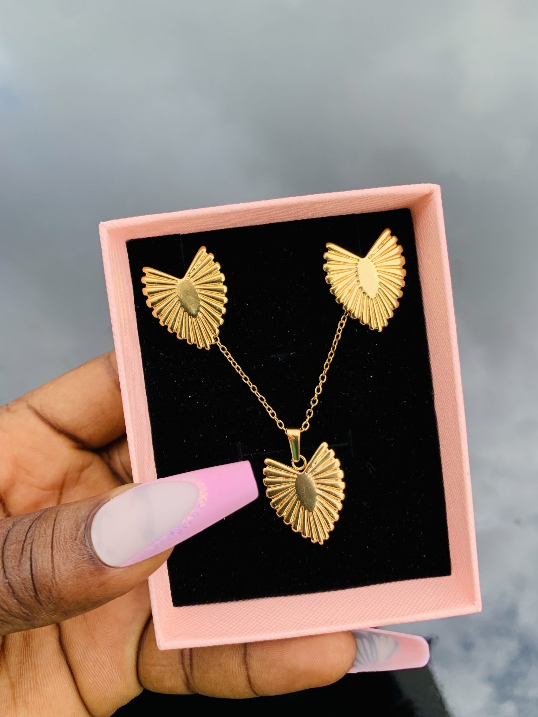 Stainless steel gold set 022 - Image 3
