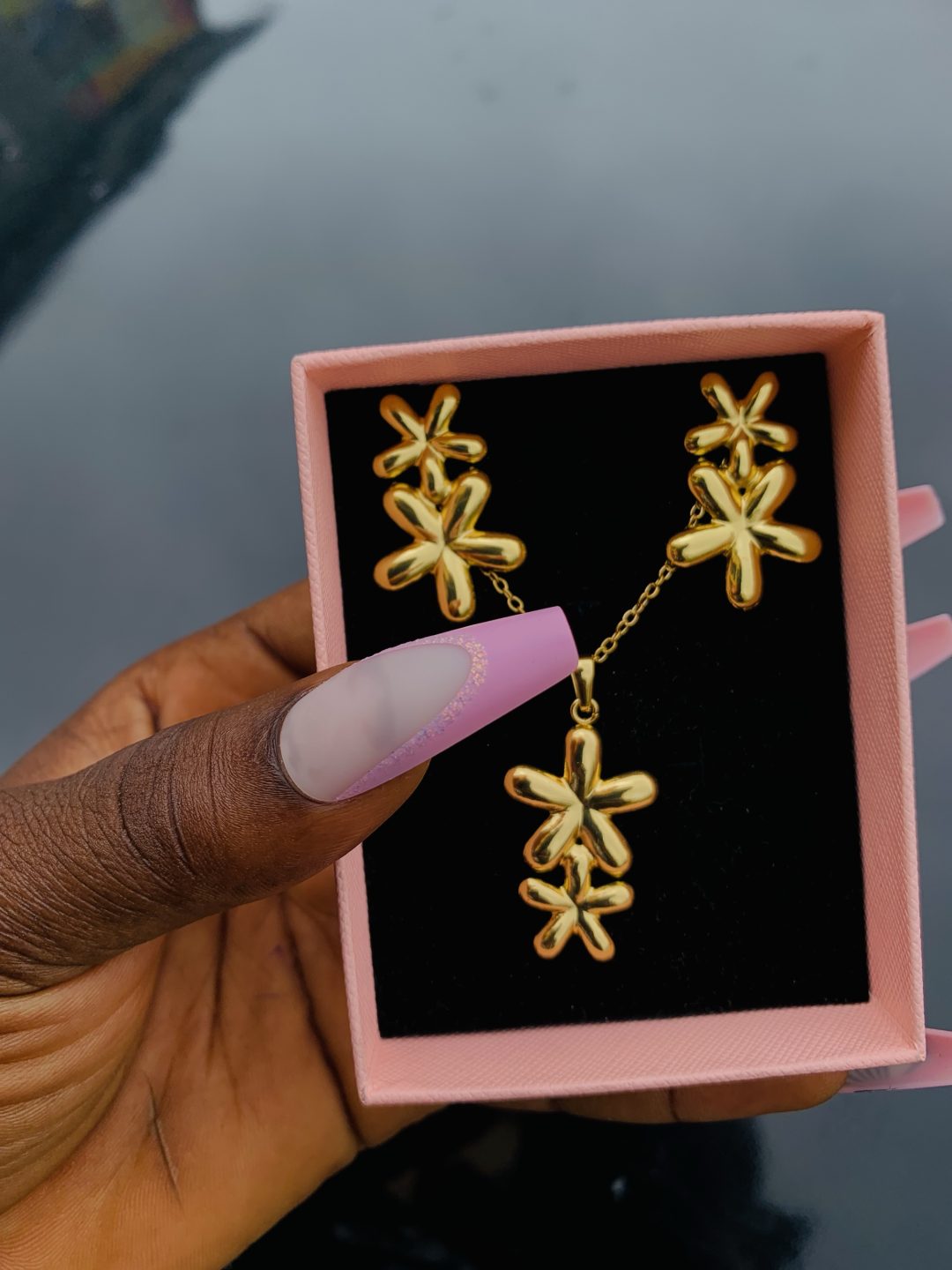 Stainless steel gold set 023 - Image 3