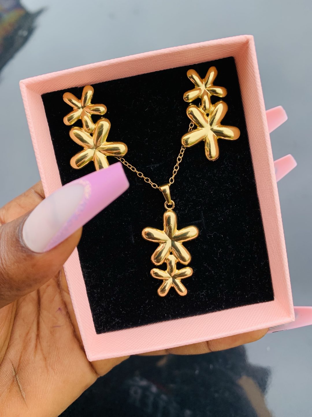 Stainless steel gold set 023 - Image 2