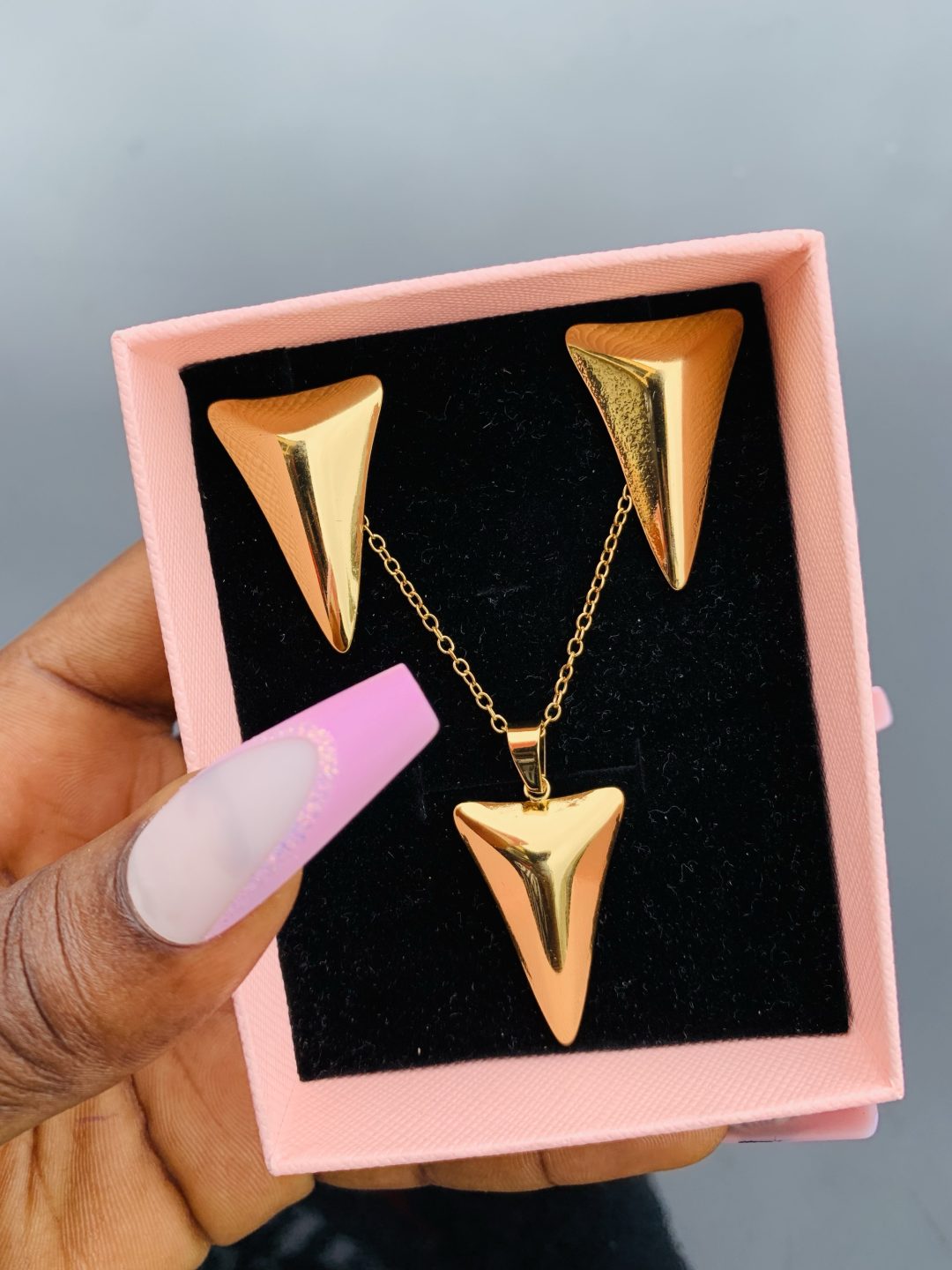 Stainless steel gold set 024 - Image 2