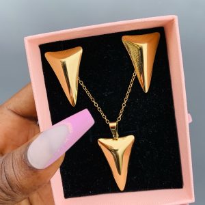 Stainless steel gold set 024