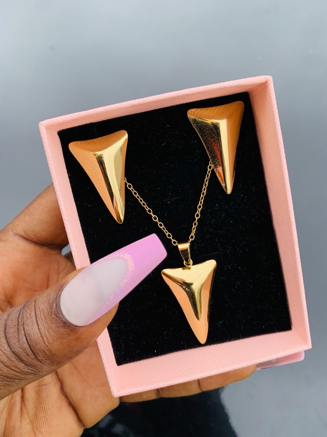 Stainless steel gold set 024 - Image 3