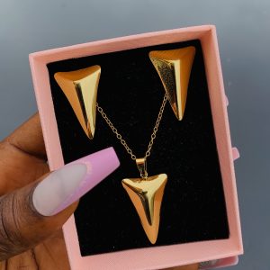 Stainless steel gold set 024