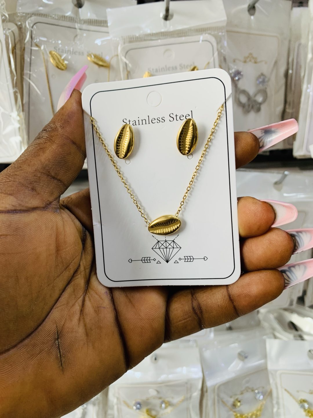 Cowry gold mini Steel set - Image 3