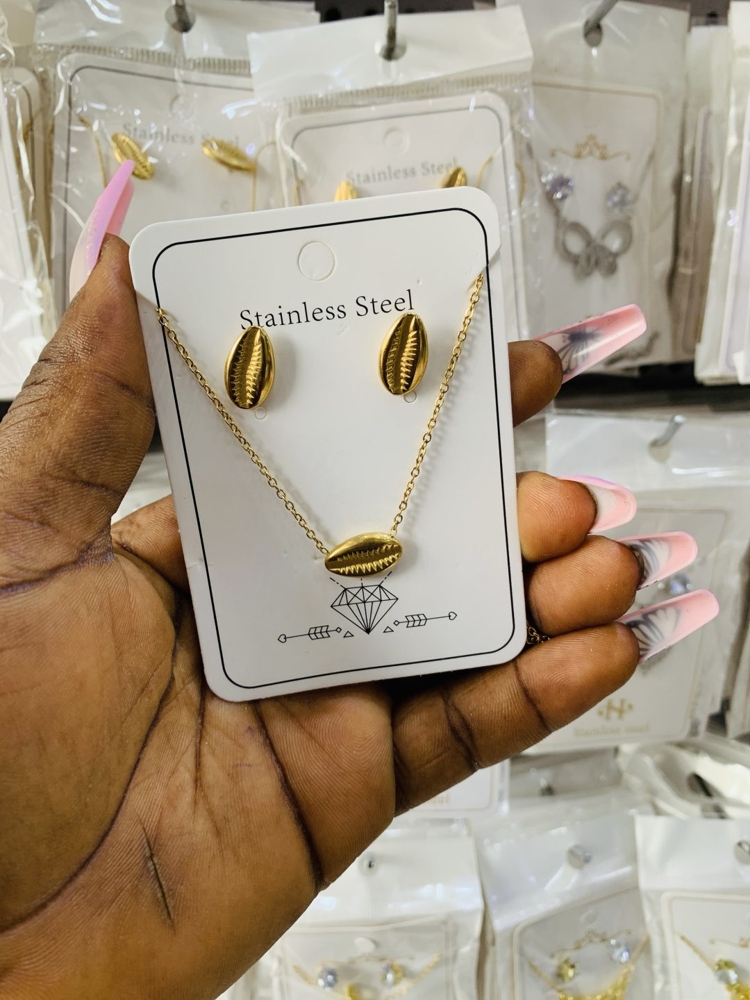 Cowry gold mini Steel set - Image 4