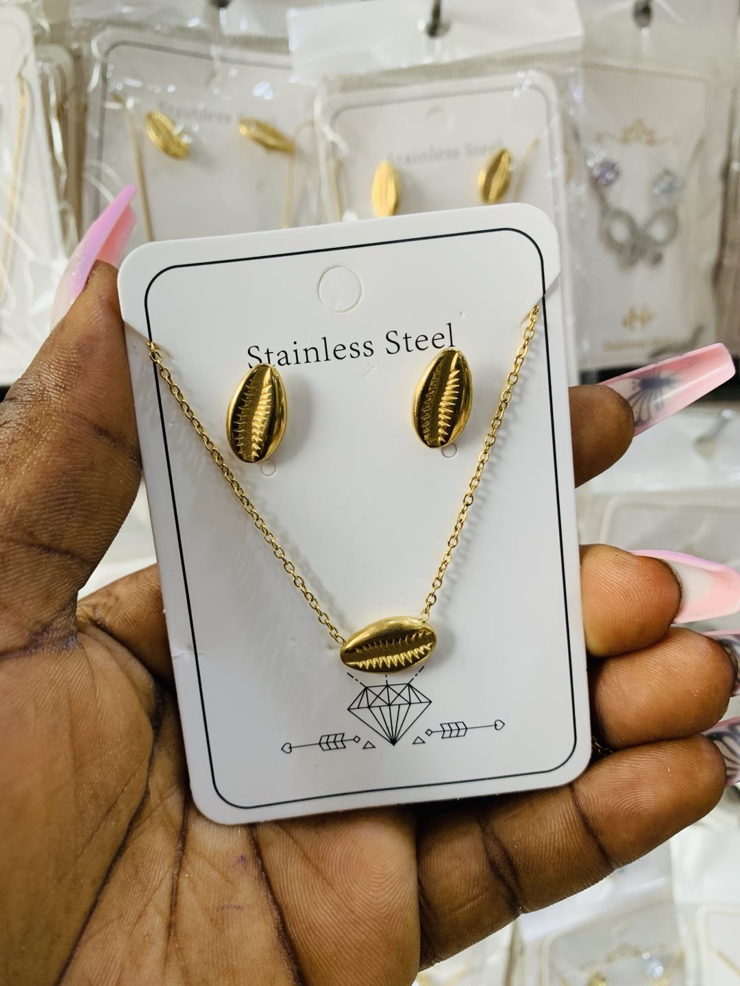 Cowry gold mini Steel set - Image 5