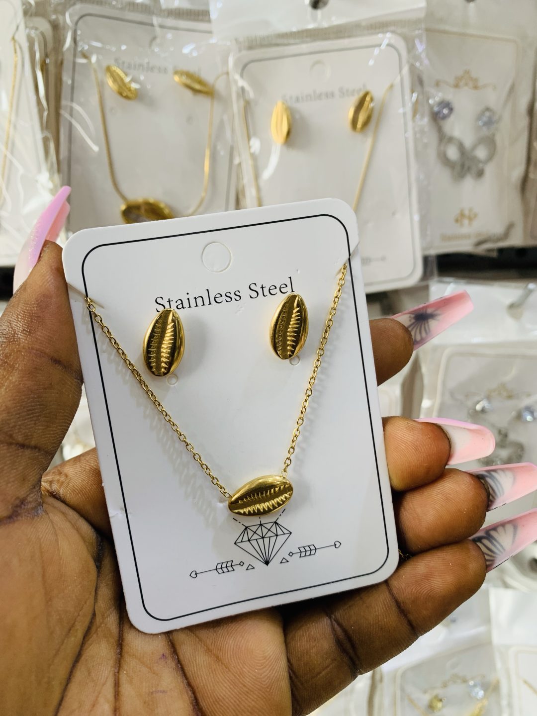 Cowry gold mini Steel set - Image 2