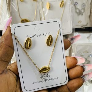 Cowry gold mini Steel set