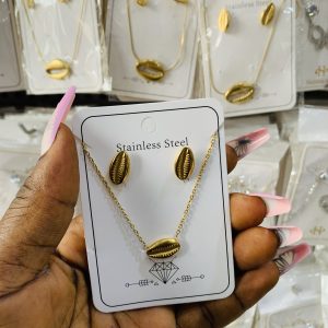 Cowry gold mini Steel set