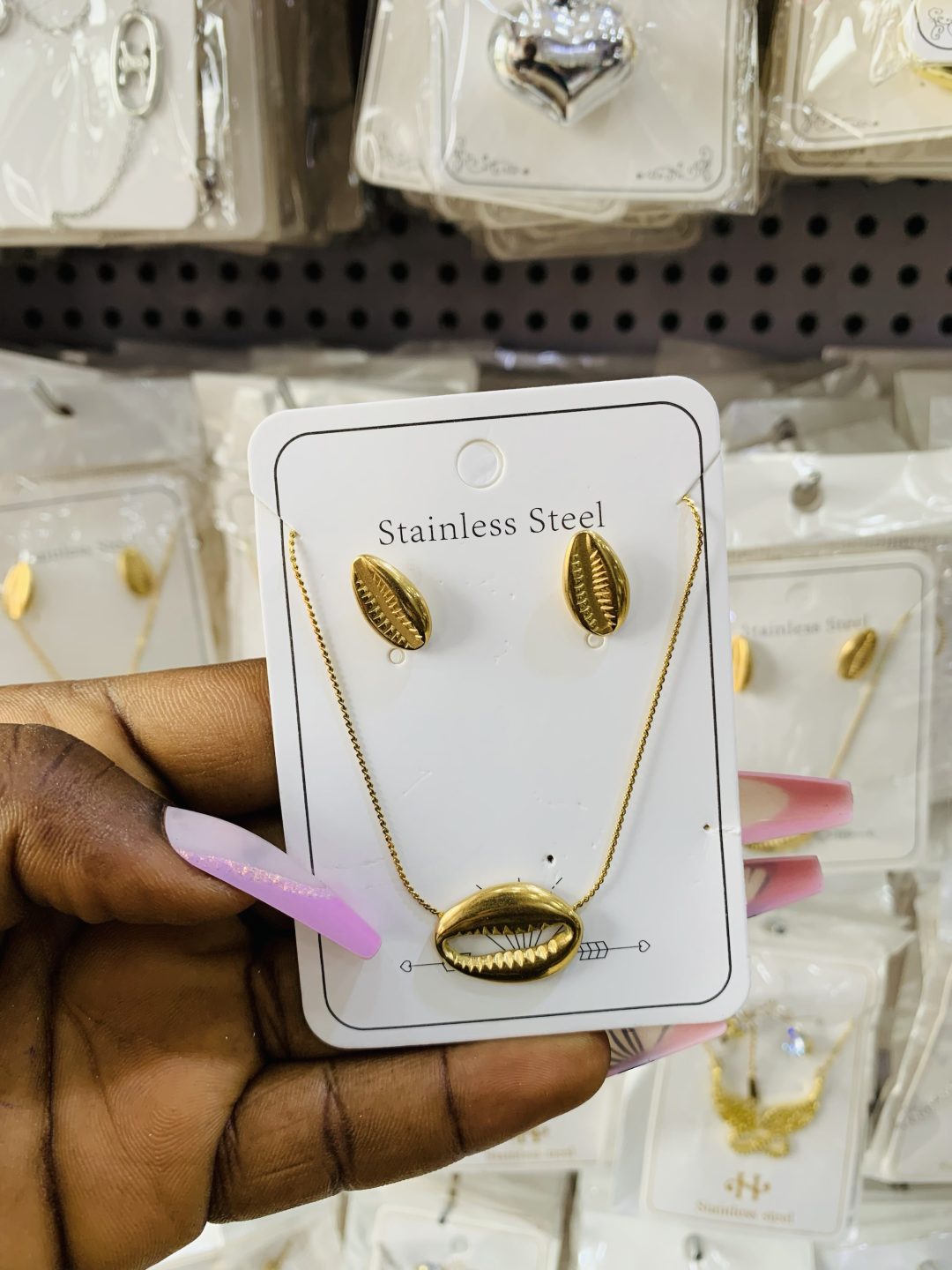 Cowry gold jumbo steel set - Image 2