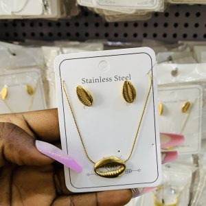 Cowry gold jumbo steel set