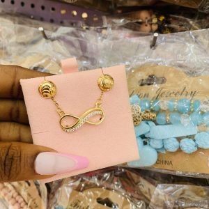 Gold dainty combo with card 012