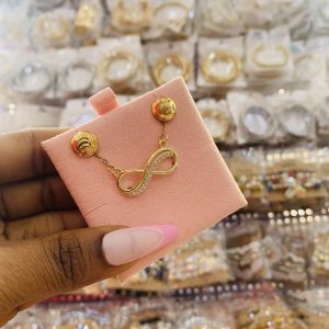 Gold dainty combo with card 012