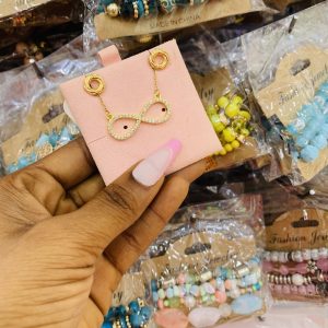 Gold dainty combo with card 009