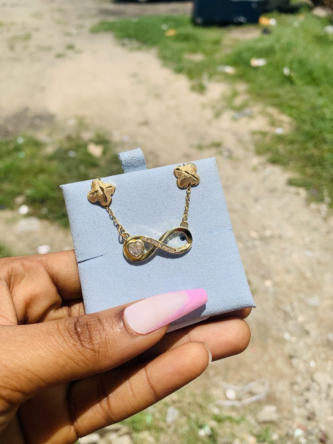 Gold dainty combo with card 005 - Image 3