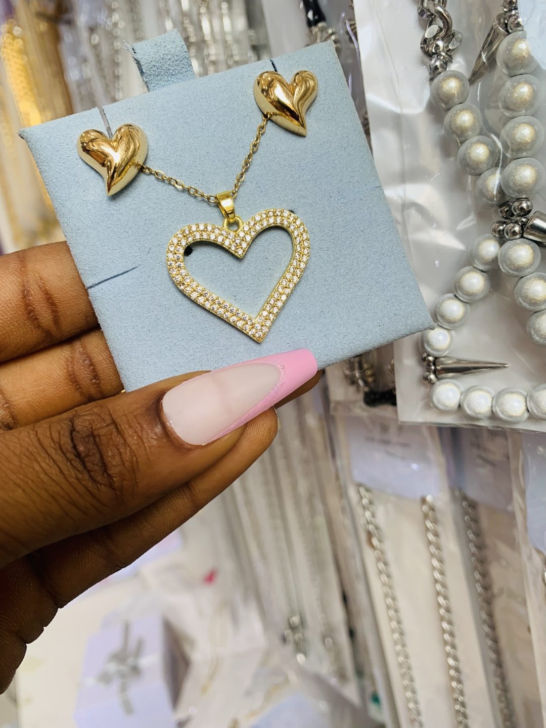 Gold dainty combo with card 007 - Image 2