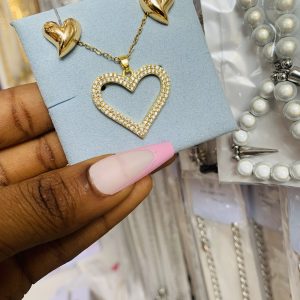 Gold dainty combo with card 007