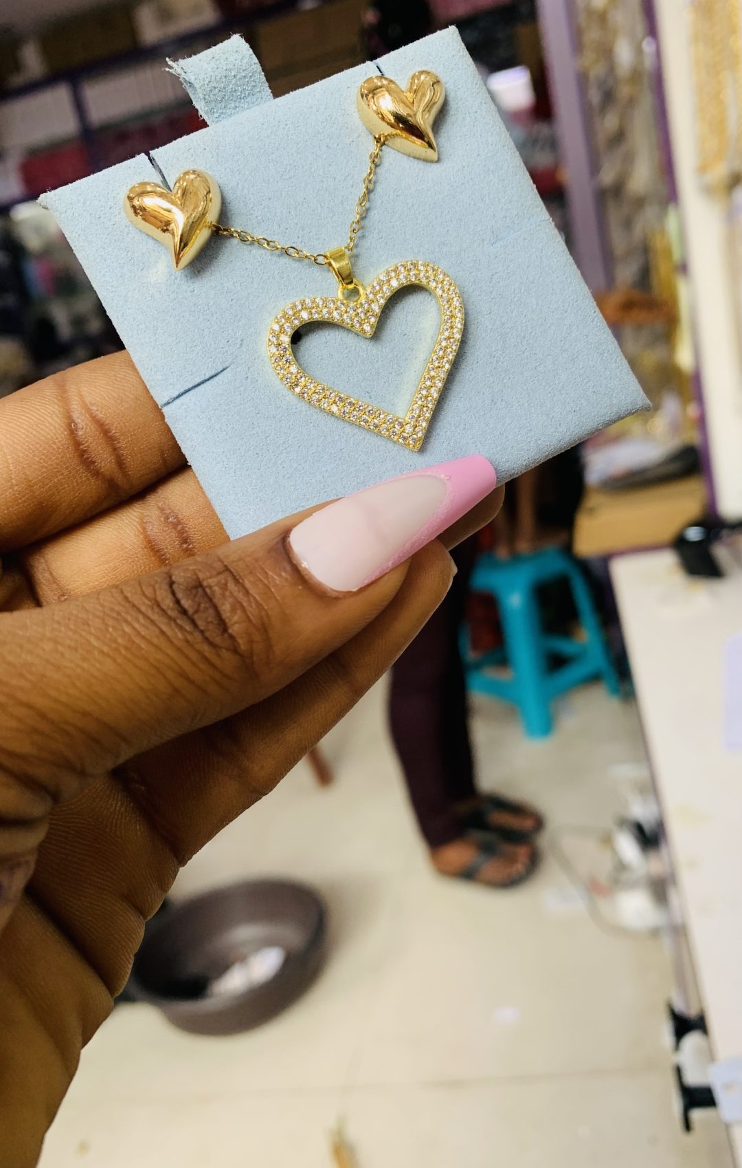 Gold dainty combo with card 007 - Image 3