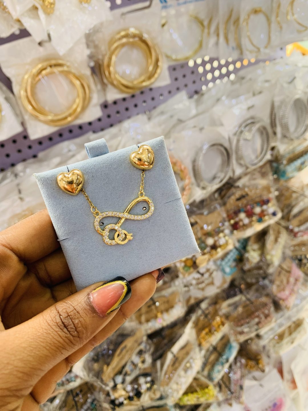 Gold dainty combo with card 001 - Image 2