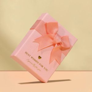 Pink best wishes necklace box