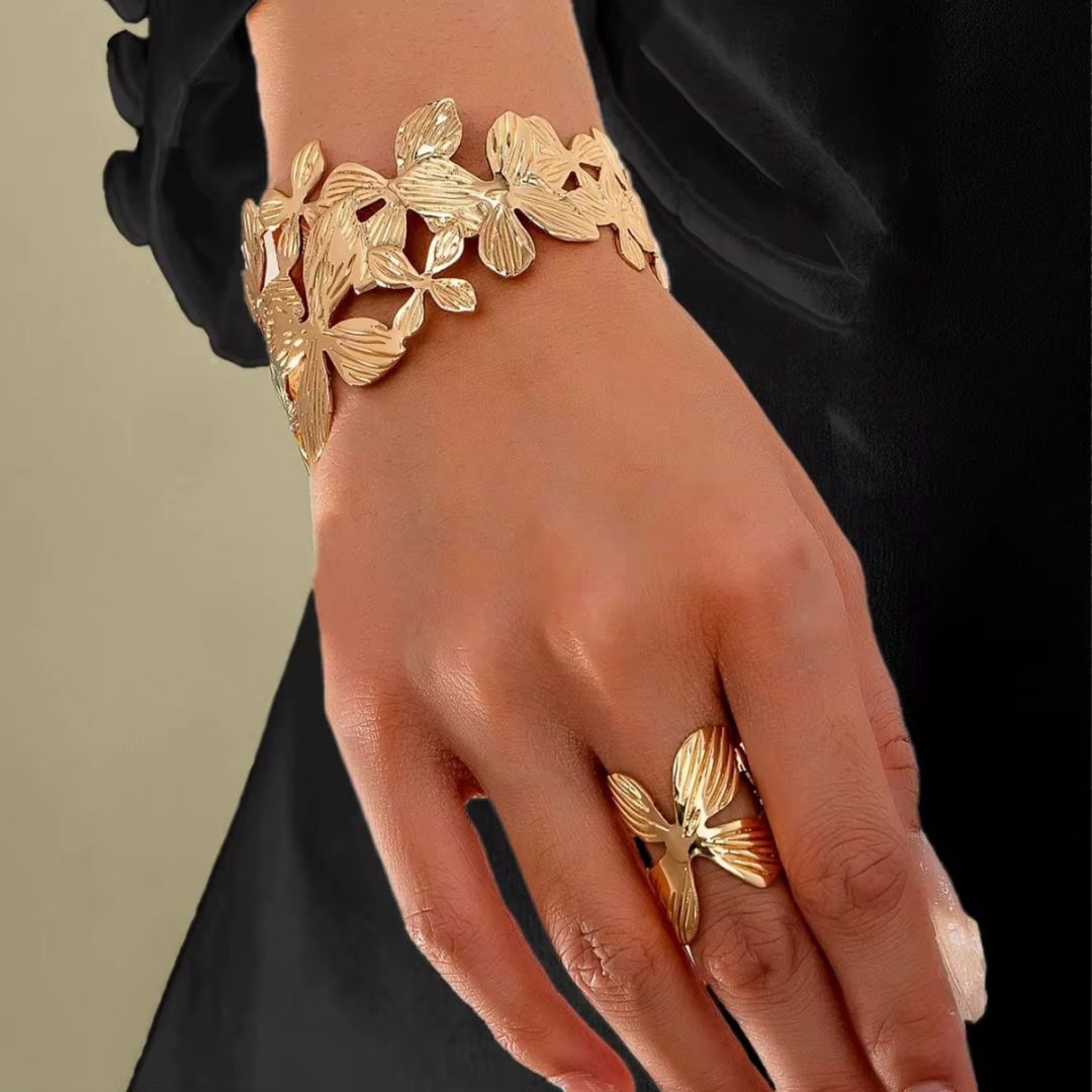 Amiga bracelet and ring set 003
