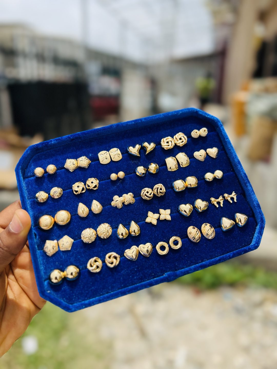 Original pure steel stud earrings (30pcs) - Image 5