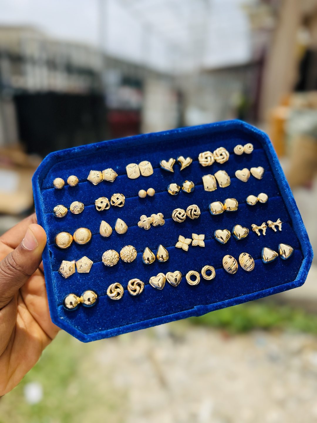 Original pure steel stud earrings (30pcs) - Image 2