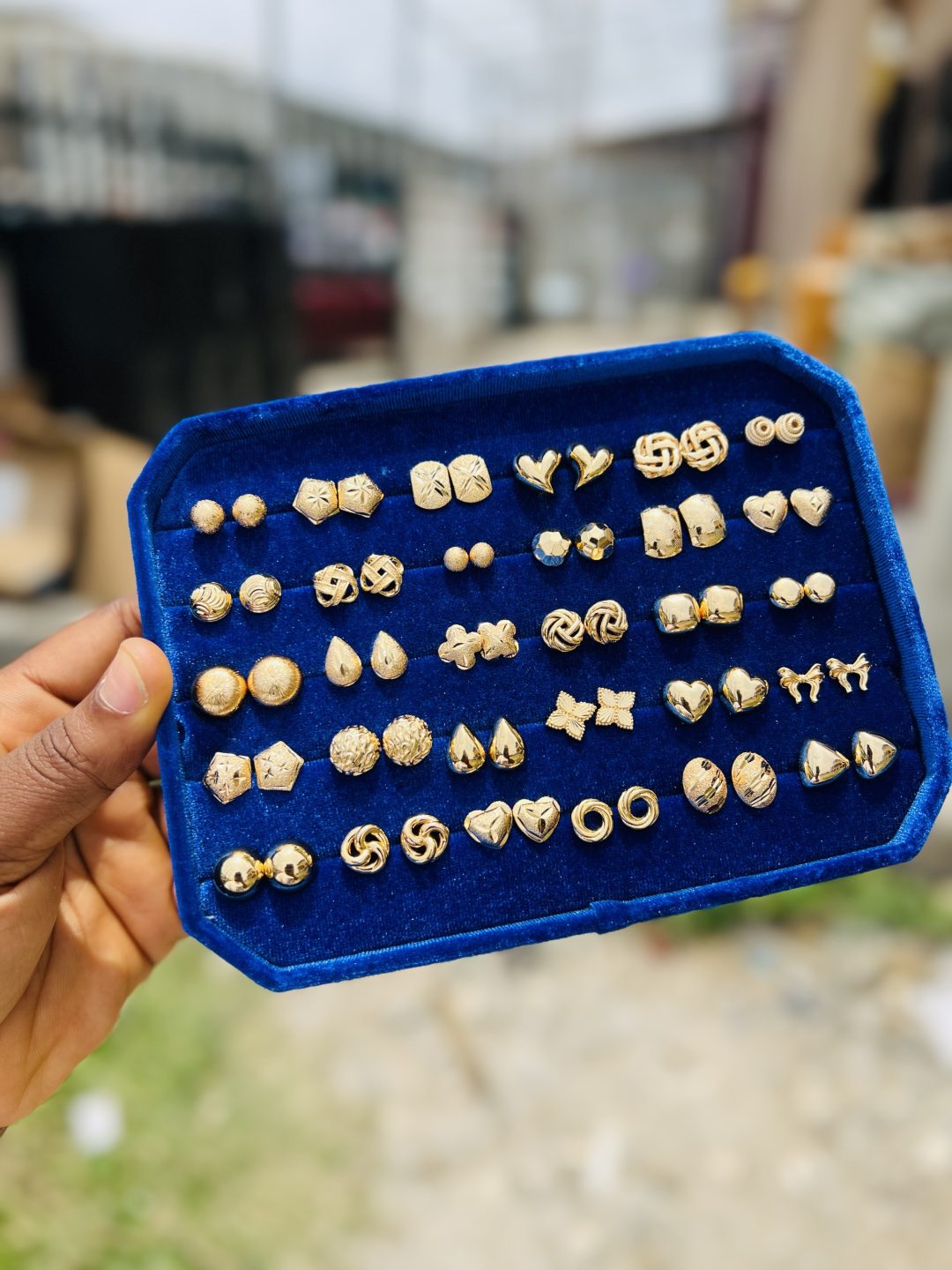 Original pure steel stud earrings (30pcs)