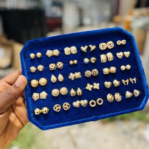 Original pure steel stud earrings (30pcs)