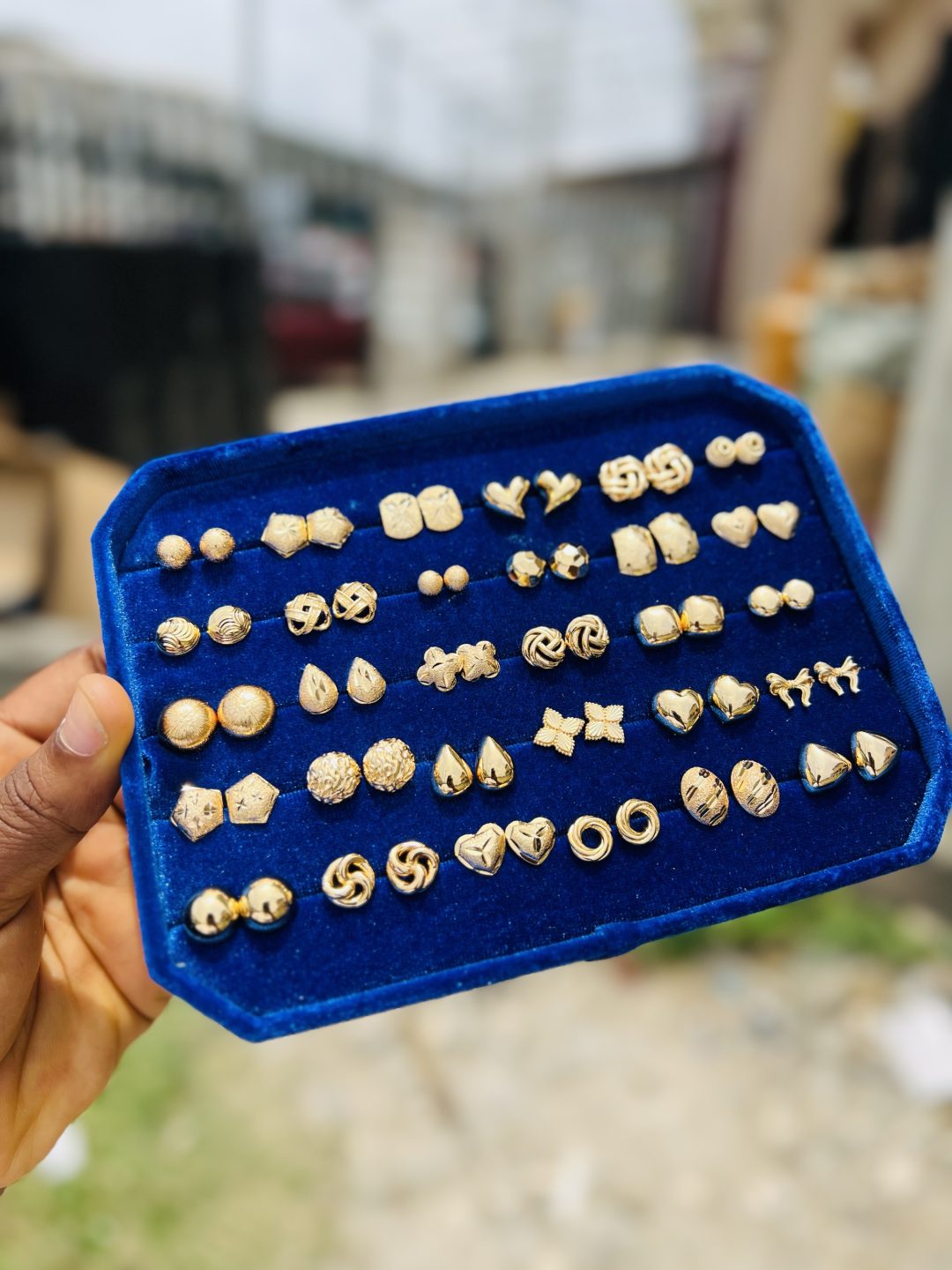 Original pure steel stud earrings (30pcs) - Image 4