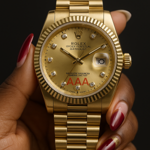 Gold Rolex presidential  watch