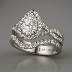 Princes tiara wedding ring size 8