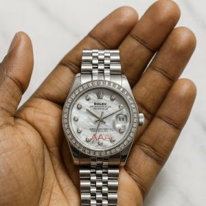 Rolex oyster silver/silver face