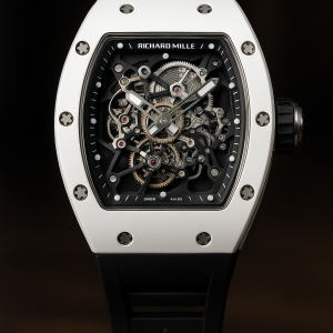 White strap Richard Mille with Formica box!