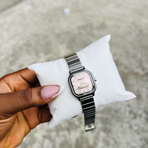 Engraved gold rebirth watch