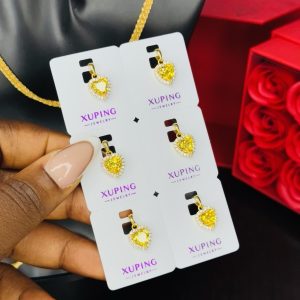 Xuping necklace and pendant 002