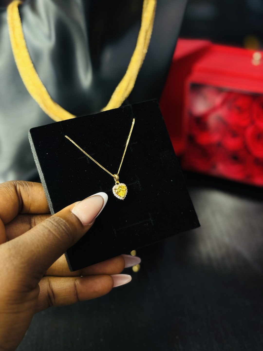 Xuping necklace and pendant 002
