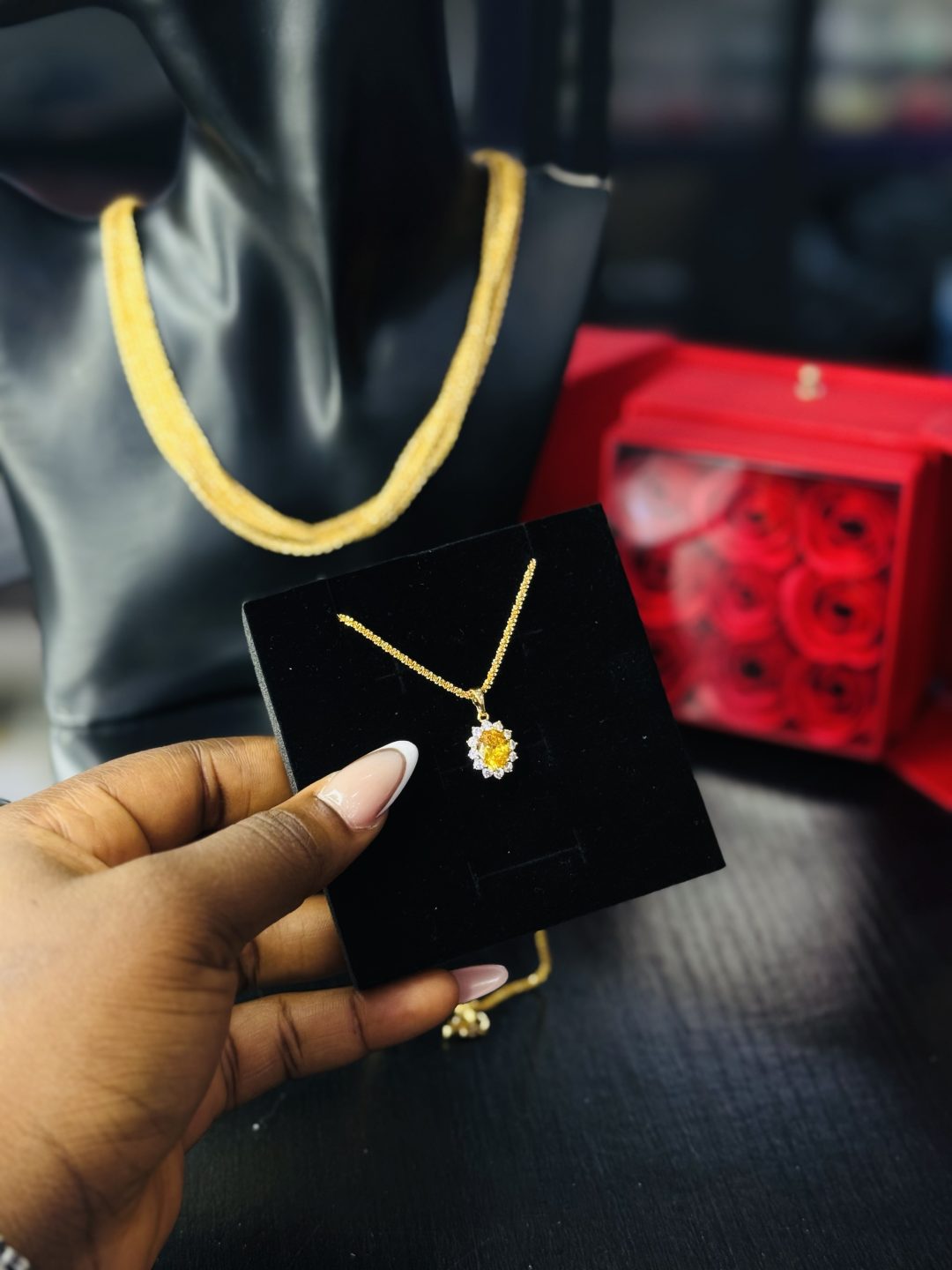 Xuping necklace and pendant 005